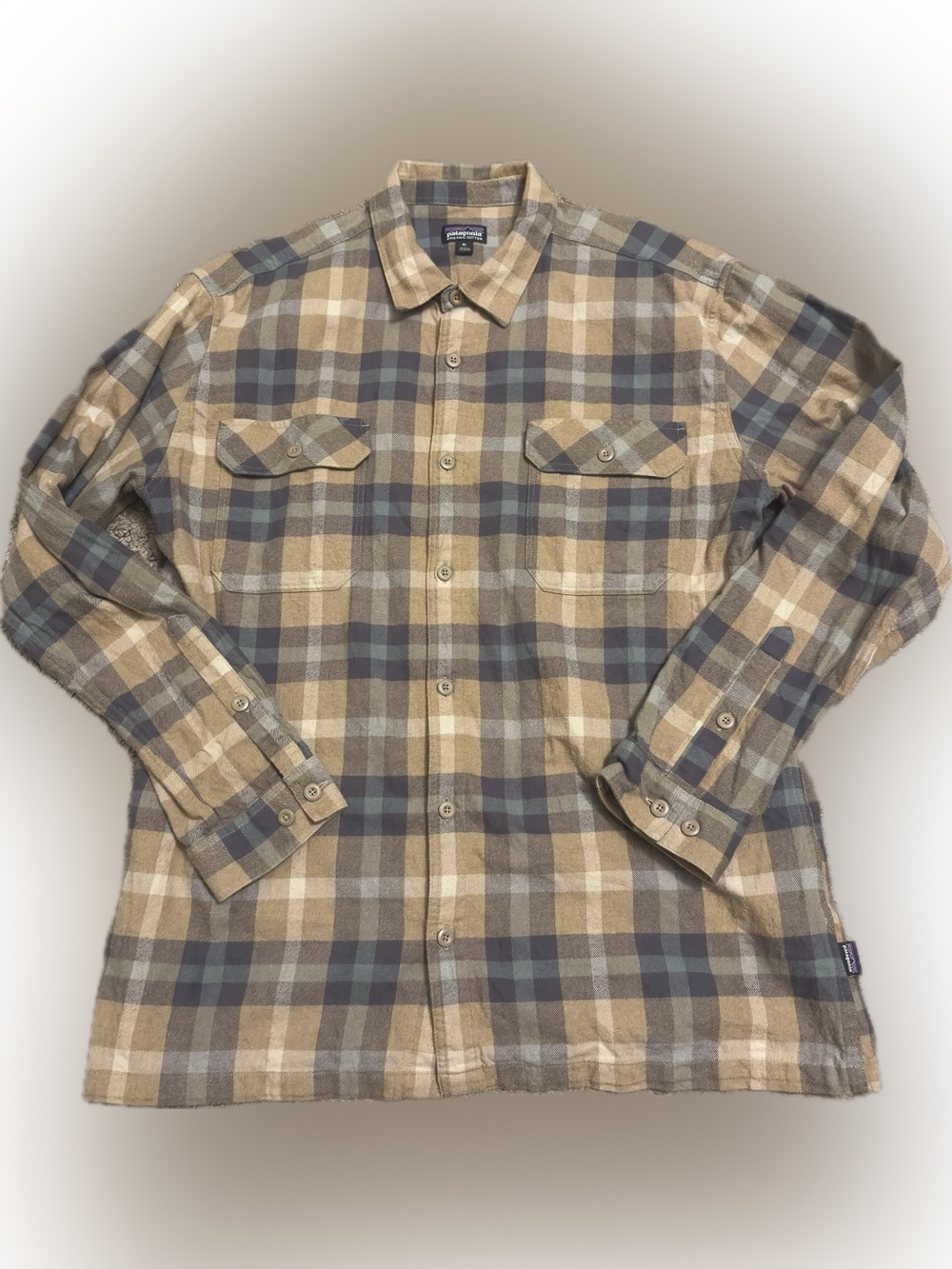 Patagonia Fjord flannel Shirt Men’s XL Brown